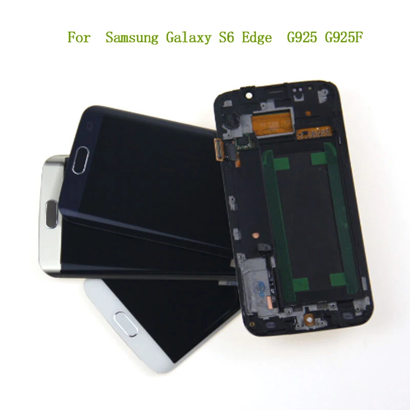 

S6 G925LCD for Samsung Galaxy Surfaces s6 Edge G925 G925F G925I LCD with Shaded Digitizer Display with Frame 5.1" Repair Parts