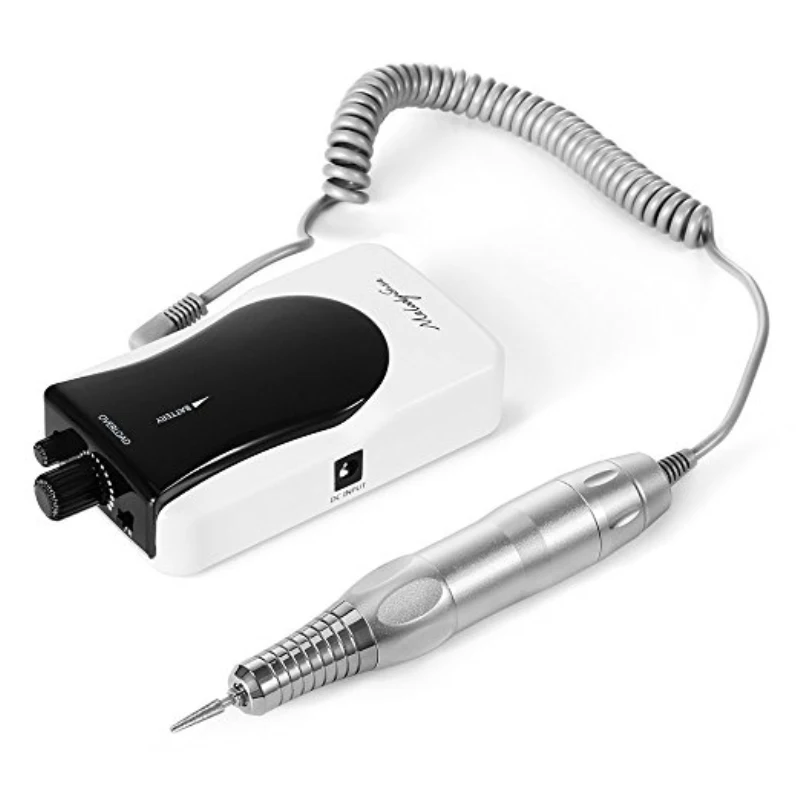

MelodySusie Rechargeable 17W 25000RPM Electric Nail Drill Machine Nail File Drill Manicure Pedicure Kit Set Nail Art Equipment