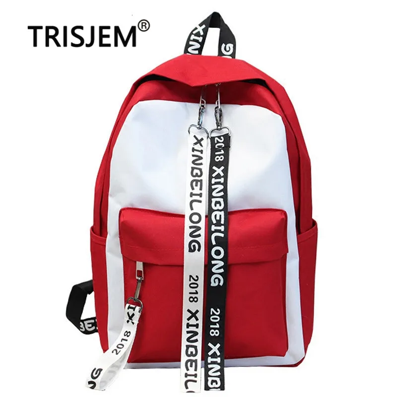 

TRISJEM Ulzzang Backpack Harajuku bag women Canvas Backpack School Back Pack Female Backpacks For Teenage Girls Mochila Feminina