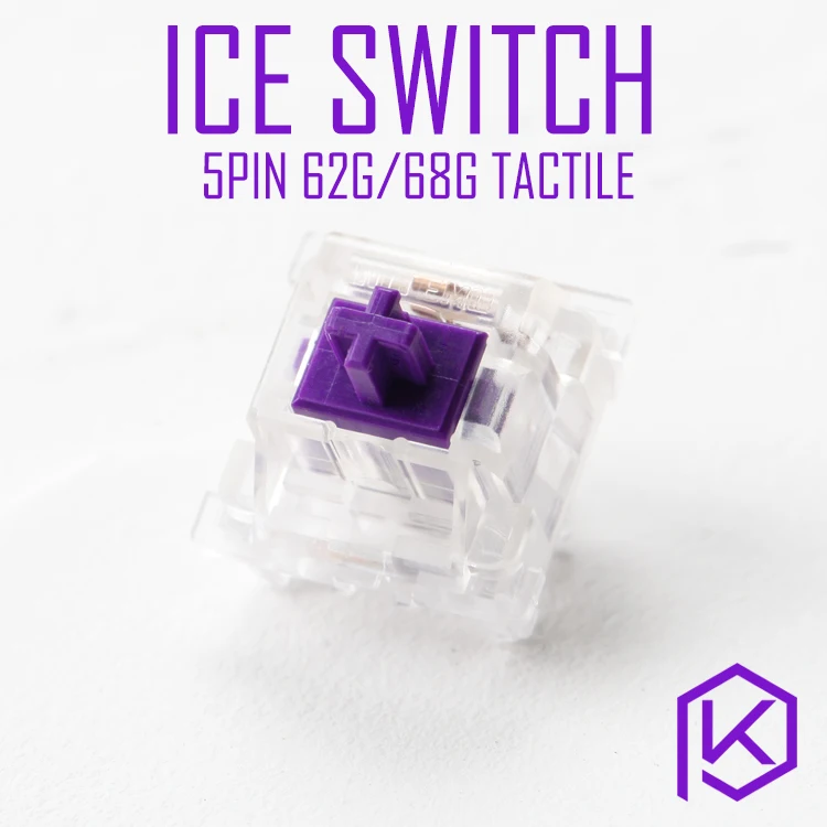 Otm outemu 5pin ice фиолетовый 62 г 68 тактильный переключатель для пользовательской