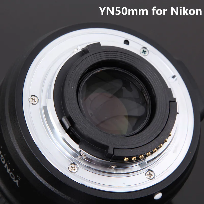 Объектив YONGNUO YN50mm F1.8 для камеры Nikon F Canon EOS с автофокусом объектив с большой апертурой для DSLR камеры D800 D300 D700 D3200 D3300