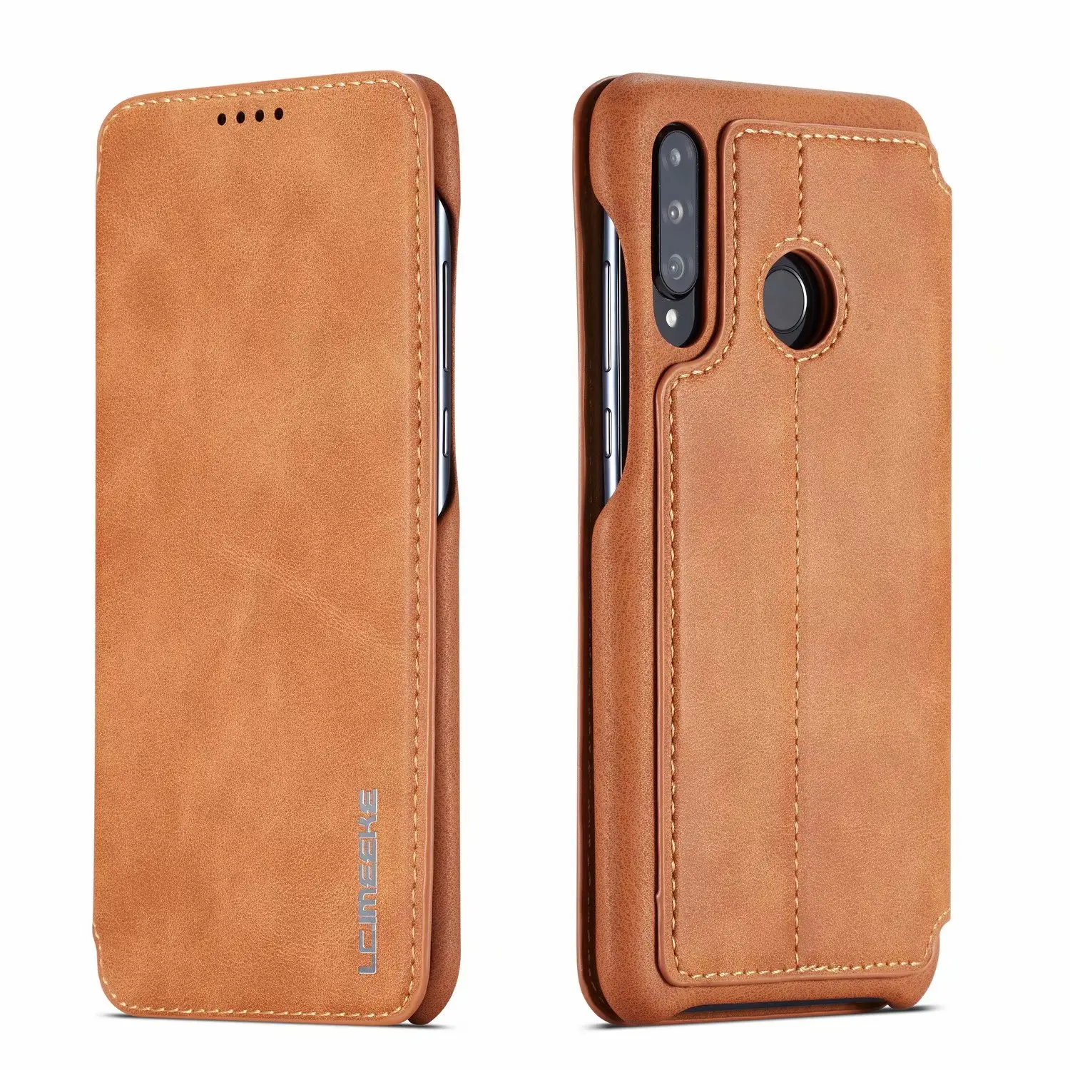 Роскошный Магнитный чехол LC.imeeke с откидной крышкой для телефона Huawei P30 Lite деловая