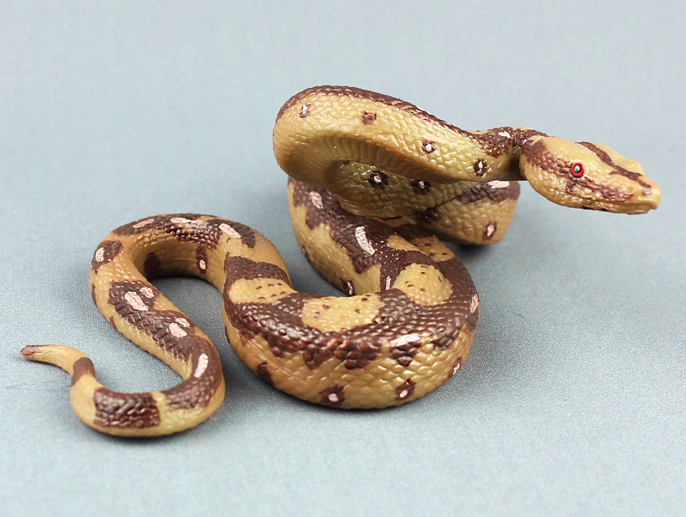 simulation snake python Static Plastic toy model 15x11x5.8cm ...