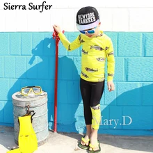 Детские купальные костюмы для мальчиков, детское бикини, штаны с длинными рукавами, большие размеры, корейские Детские купальники Kinderen Biquinis