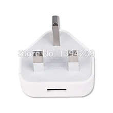 200 шт. белый полный 5 в 1A Великобритания вилка настенное зарядное устройство с адаптером переменного тока Высокое качество 1000MA USB дорожный адаптер для iPhone 4 5 5S 6 6s 7 7 plus