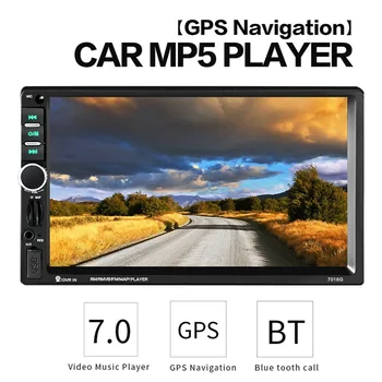 

VicTsing 7'' Bluetooth MP5 Player Auto Radio Stereo Car Radio Player Touch Screen GPS Navigation with Map with Remote Controller