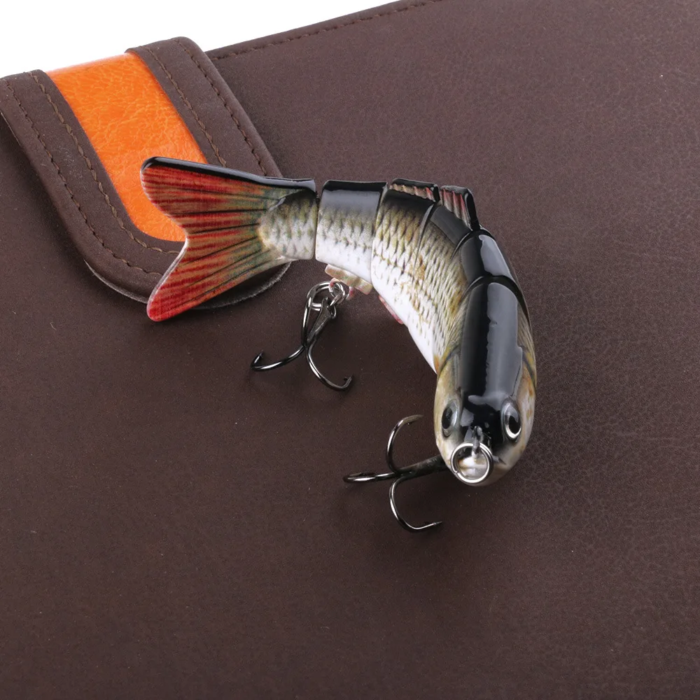 1PCS 10CM 20G Fishing Wobblers Crankbait 6 Segments Swimbait Lure Bait with Artificial Hooks Tackle | Спорт и развлечения