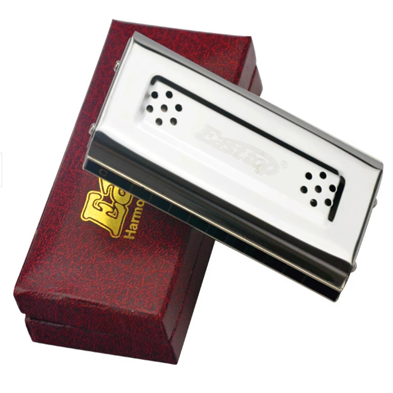 T10 2 Easttop Harmonica 10 диатоническая Губная гармошка с обеих сторон C & G Key Harp музыкальный