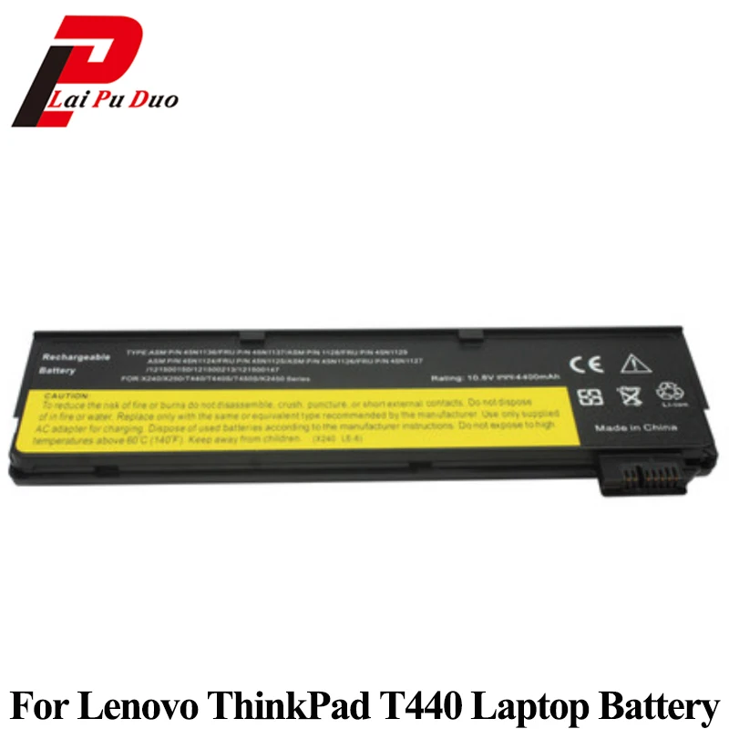 Аккумулятор для ноутбука lenovo ThinkPad X240 X250 X260 T440S T440 T450S S440 S540 45N1130 45N1131 45N1126 45N1127 10,8 V 5200 мА-ч