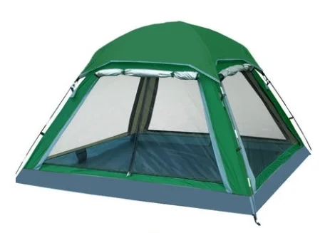 FLYTOP кемпинговая палатка для 3-4 человек, летнее уличное снаряжение, семейная туристическая Пляжная палатка, трехсезонная водонепроницаемая палатка