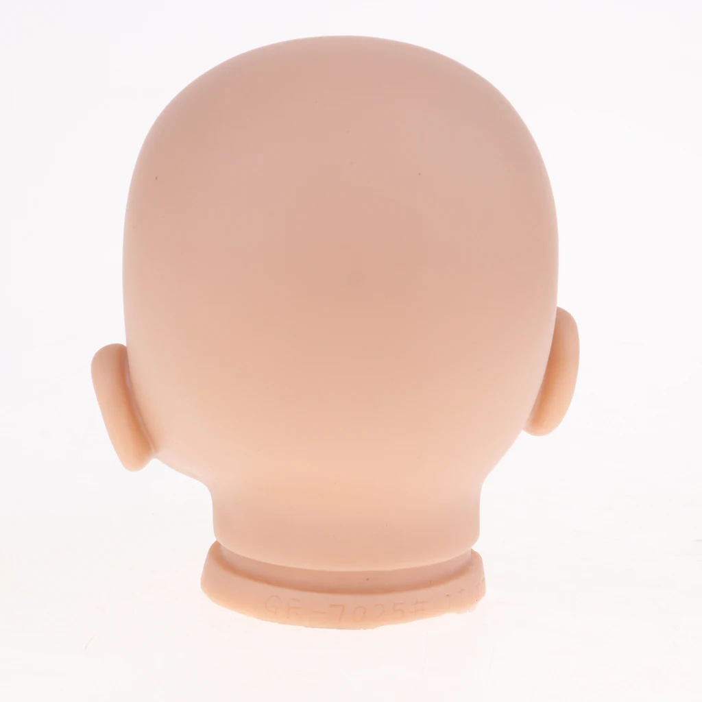 Настоящий мягкий винил 20 дюймов Неокрашенная голова плесень Reborn Awake Baby Doll новорожденный Неокрашенная голова лепить Набор DIY Accs#1