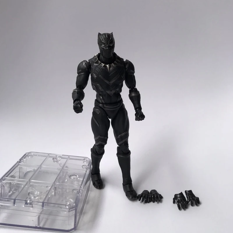 Captain America Civil War Ant Man Black Panther PVC Action Figure Model Doll Birthday Gift For Kids (16)