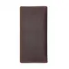 Mens Long Crazy Horse Leather Wallets Men Genuine Wallet Clutch Vintage Male Purse 2