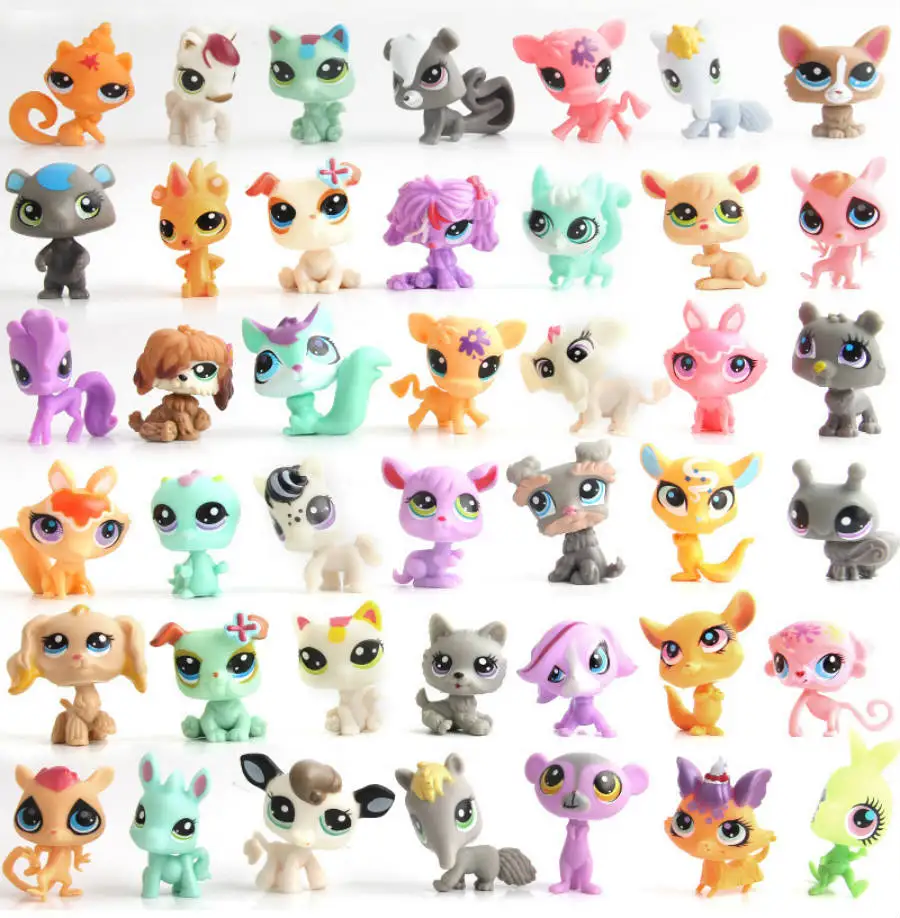 

Free Shipping 50pc/lot 1-1.cm LPS Unicorn mini Action Figures Vinyl Dolls Little Pet Kitty Toy Anime Kids Gifts Toy for Children