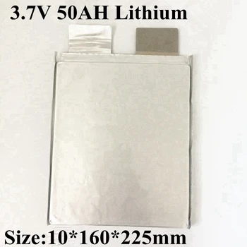 

4pcs Rechargeable 3.7V 50Ah Lithium Lipo Battery Cell 50ah 3.7V Li Polymer Batteries for 12v Scooter E Bike Battery Pack Diy