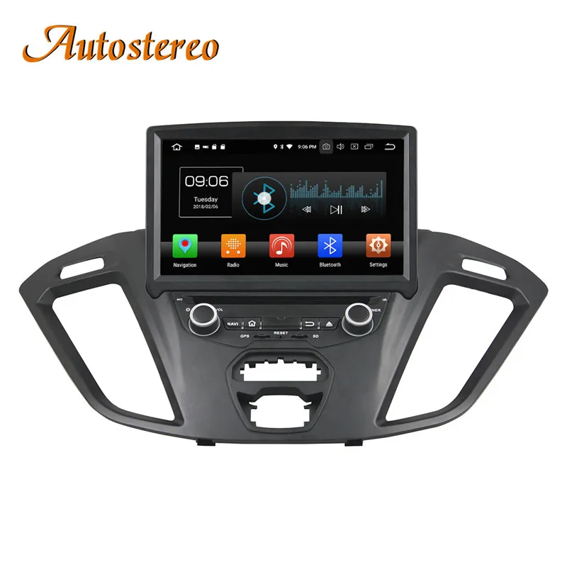 Perfect Autostereo Android 8 4+32G Car DVD Player GPS navigation For Ford Transit Custom 2016 headunit multimedia player tape recorder 10