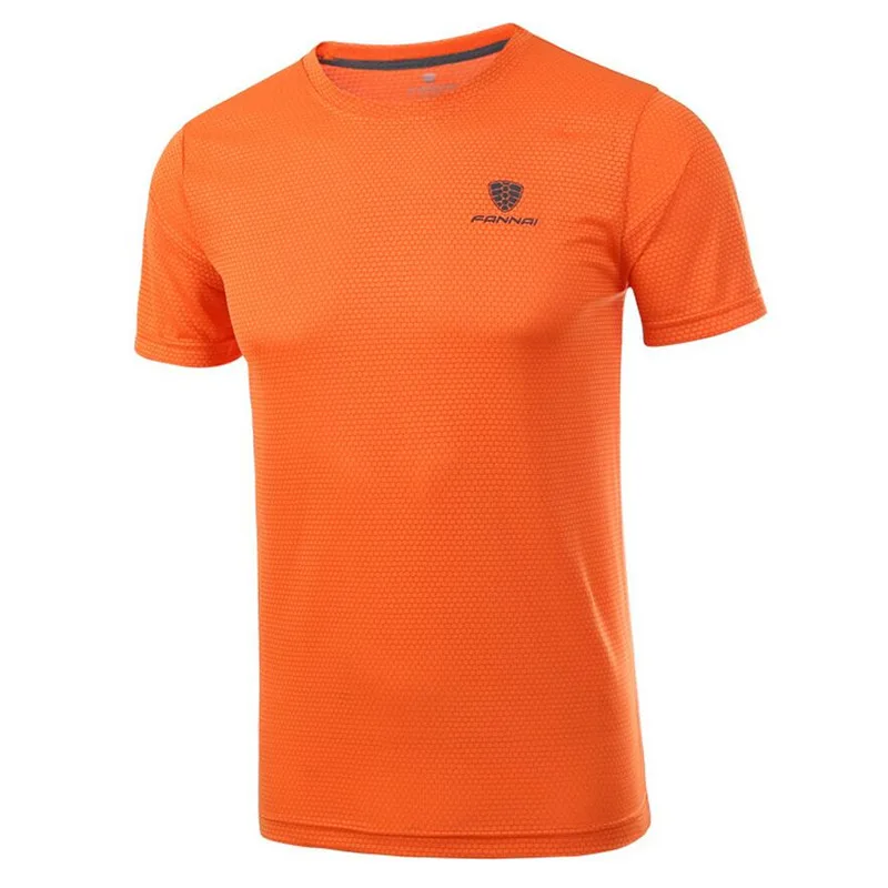 Camisetas de tenis para hombre camisetas deportivas al aire libre cuello redondo secado rápido transpirable correr bádminton camisetas de manga corta para hombres camiseta