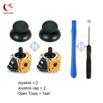 

HOTHINK New Replacement 3D Joystick Analog Sensor Module with cap and opening tool for Playstation 4 PRO PS4 Pro controllers