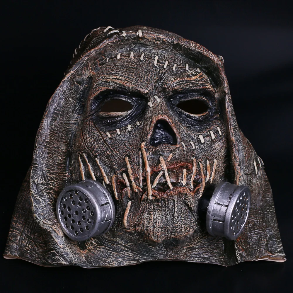 Batman Mask Suicide Squad Scarecrows Masks Dr. Jonathan Crane Mask Blocks DC Batman Superhero Mask Halloween Party Prop (16)