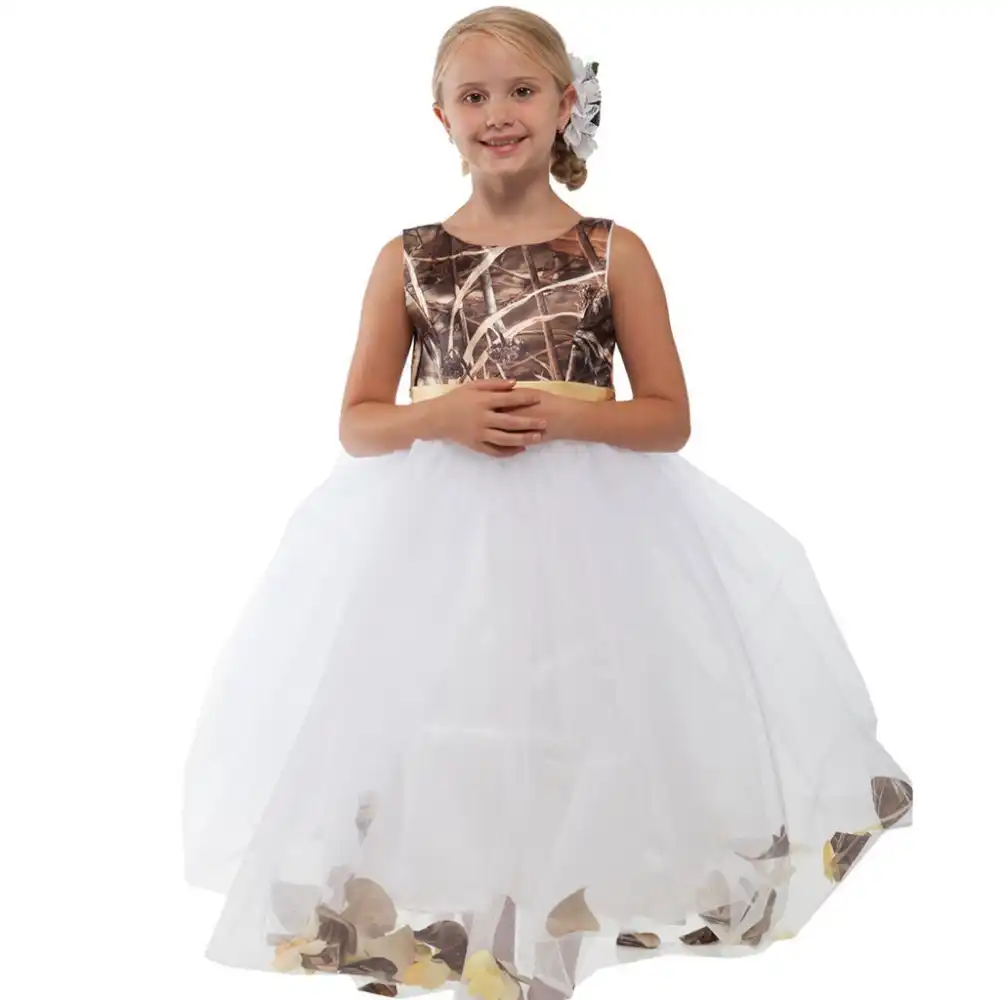 mossy oak flower girl dresses