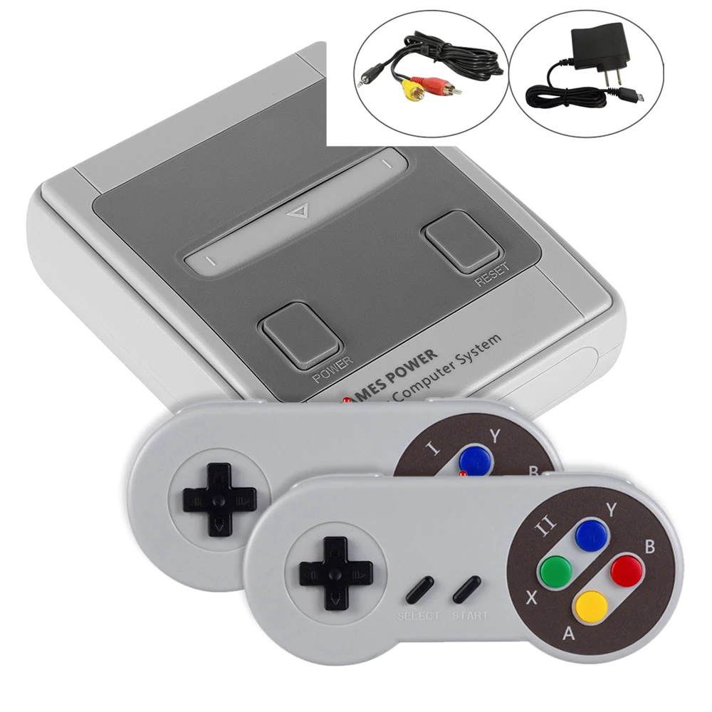 

JY02 Classic Family Game Console Mini Handheld TV Video Game Console Dual Gamepad 2.4G Wireless Controller Built-in 557 Games