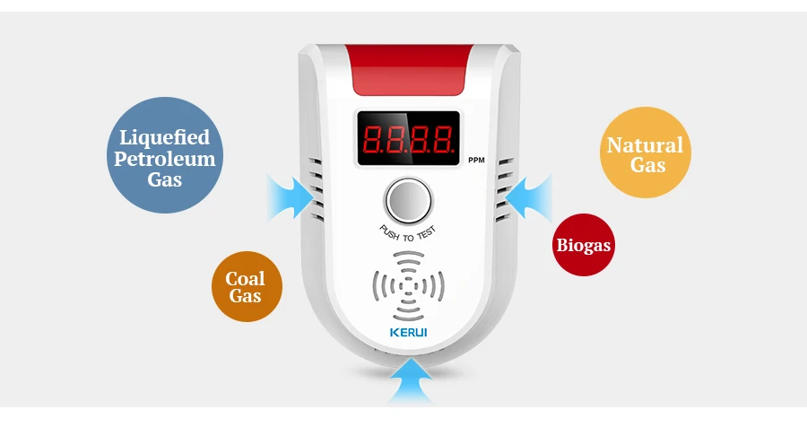 sem fio digital display led natural vazamento