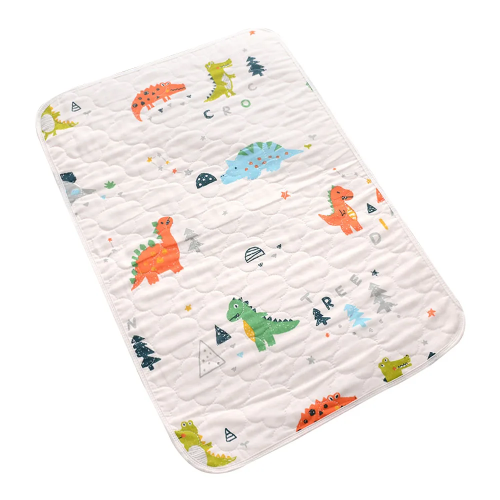 cheap Baby Diaper Changing Pad Waterproof Reusable Mattress Non slip Breathable Cotton Gauze Floor Mat infants Portable Changing Pads