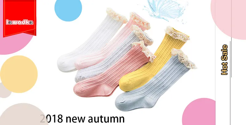 Lawadka/детские носки, хлопковые носки с рисунком для новорожденных, зимние носки, одежда для маленьких девочек, аксессуары
