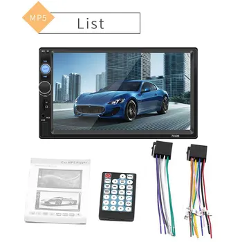 

7 Inch HD Car Stereo Radio MP5 Bluetooth Touch Screen Card Machine Car Reversing Monitor Remote Control Hot Sale