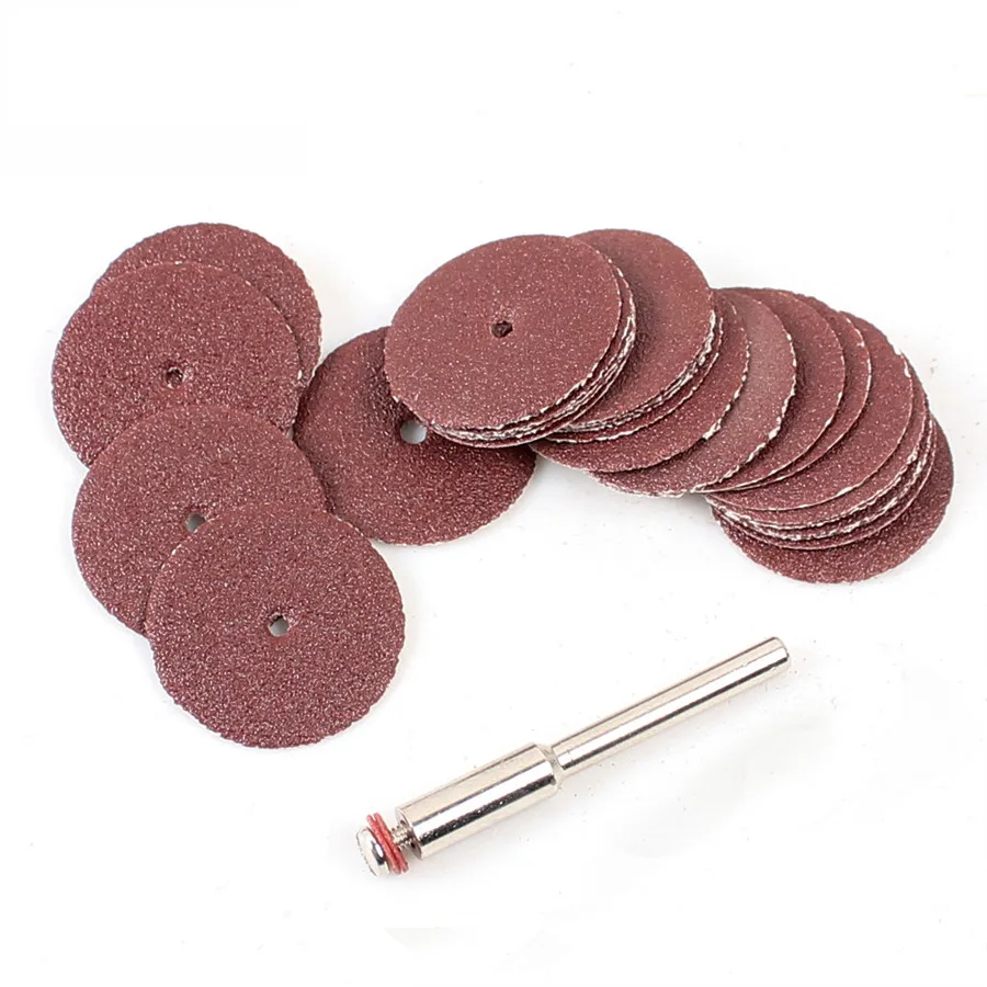 Buy 30pcs Sanding Sheet Disc Sand Paper 20x0.3mm