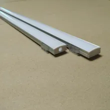 Алюминиевый профиль прессования для светодиодных полос света поверхностного монтажа молочного и прозрачного покрытия для выбора