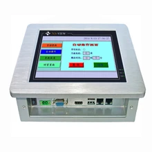 All In One Computer 8.4 inch Intel atom N2800 industrial panel pc with resistance touch screen affordable pc