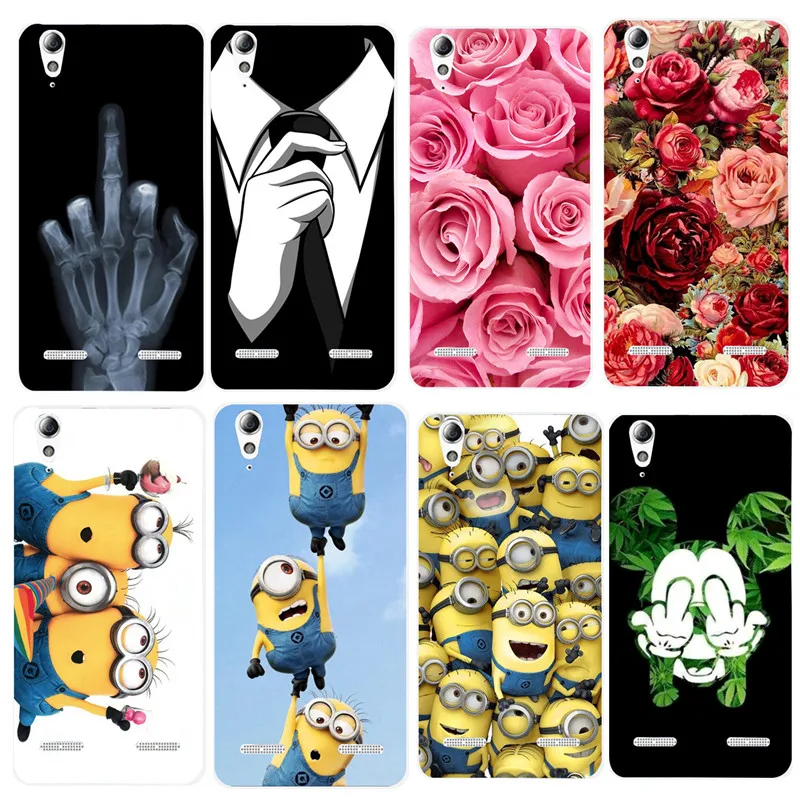 

For Lenovo A6010 Case 5.0" Luxury Cartoon Soft TPU Back Shell For Lenovo A6010 A 6010 Case Silicone for Lenovo K3 Back Cover