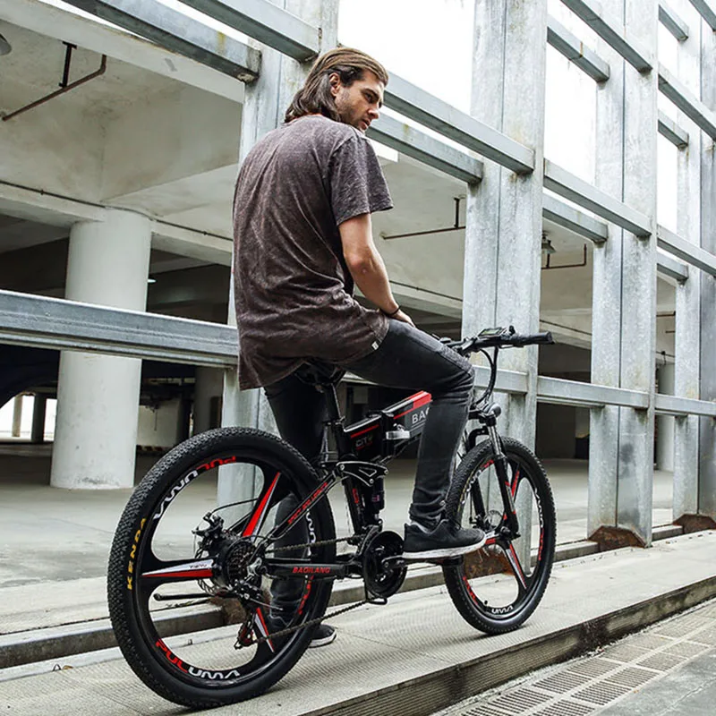 26inch Fold electric mountian bicycle Full suspension 48V350W Hybrid Electric Bicycle Frame built-in lithium battery City ebike 26inch Fold electric mountian bicycle Full suspension 48V350W Hybrid Electric Bicycle Frame built-in lithium battery City ebike