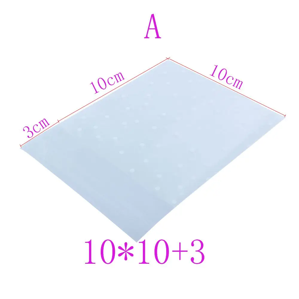 100 шт белые точки прозрачное матовое пластиковый пакет печенье конфеты упаковочный мешочек кисет коробка самоклеящаяся Печать Сумки для хранения - Цвет: A