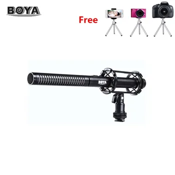 

BOYA BY-PVM1000 Wired Condenser Microphone Interview 3-pin XLR Output Broadcast Super-Cardioid Stereo Shotgun Microphone Camera