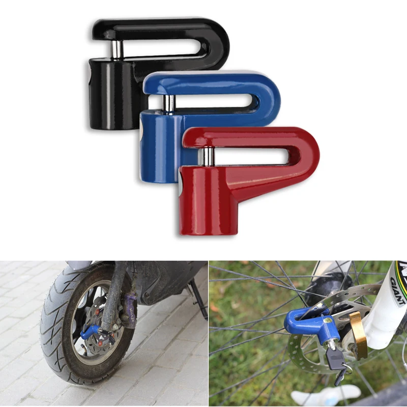 Bicicleta Yellow Bloqueo de la Rueda del Rotor del Freno de Disco Antirrobo para Trabajo Pesado para Moto Scooter de Bicicleta Amarillo Westt Lock