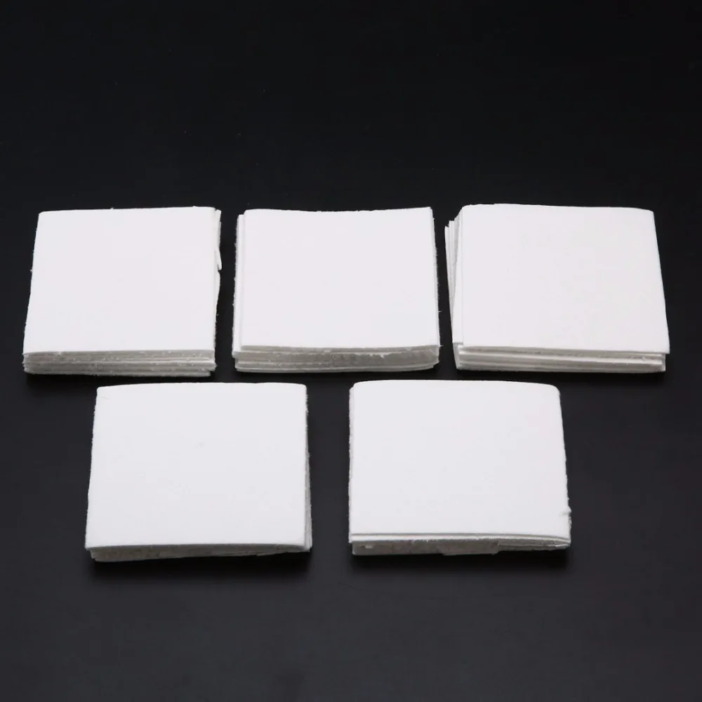 50 листов керамической печи бумага квадратная микроволновка для печи Стекловолоконная бумага 80x80x1mm