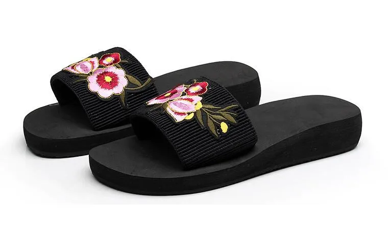 flower slippers