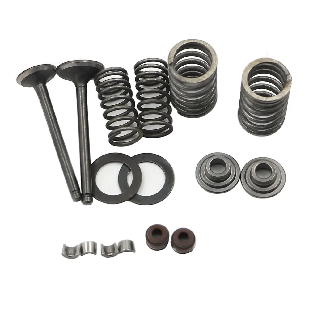 fit 70cc 90cc Cylinder Head Valve Rebuild Kit Intake Exhaust Springs