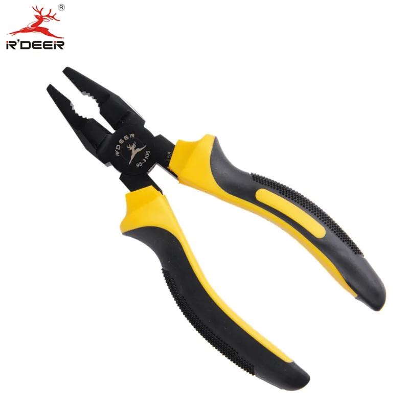 RDEER Cutting Pliers 6''/160mm Electrician Pliers Wire Strippers Shear