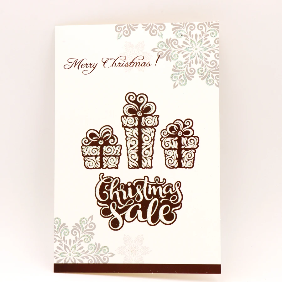 8 Pcs Set Lucu Kartun Rusa Natal Kartu Ucapan Selamat Ulang Tahun