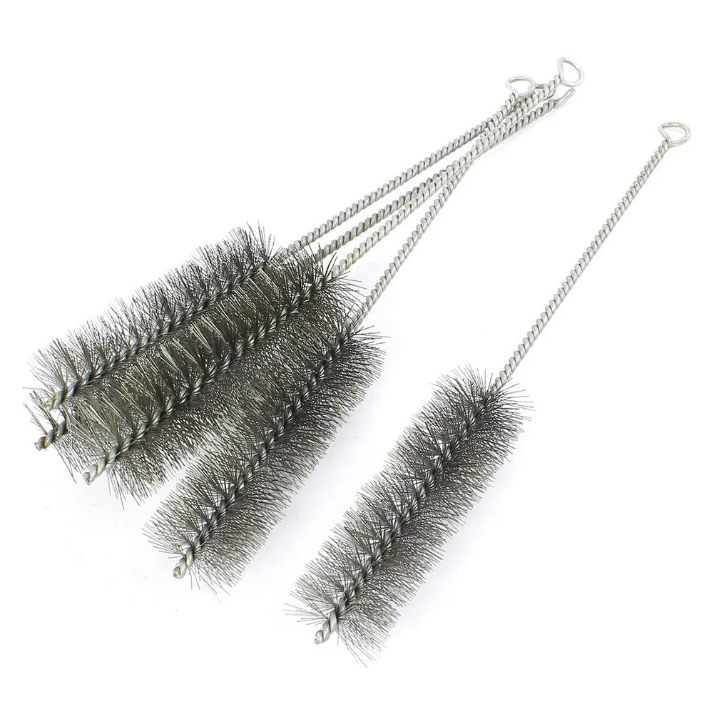 HOT 5Pcs 30cm Long 25mm Diameter Stainless Steel Wire Tube Cleaning