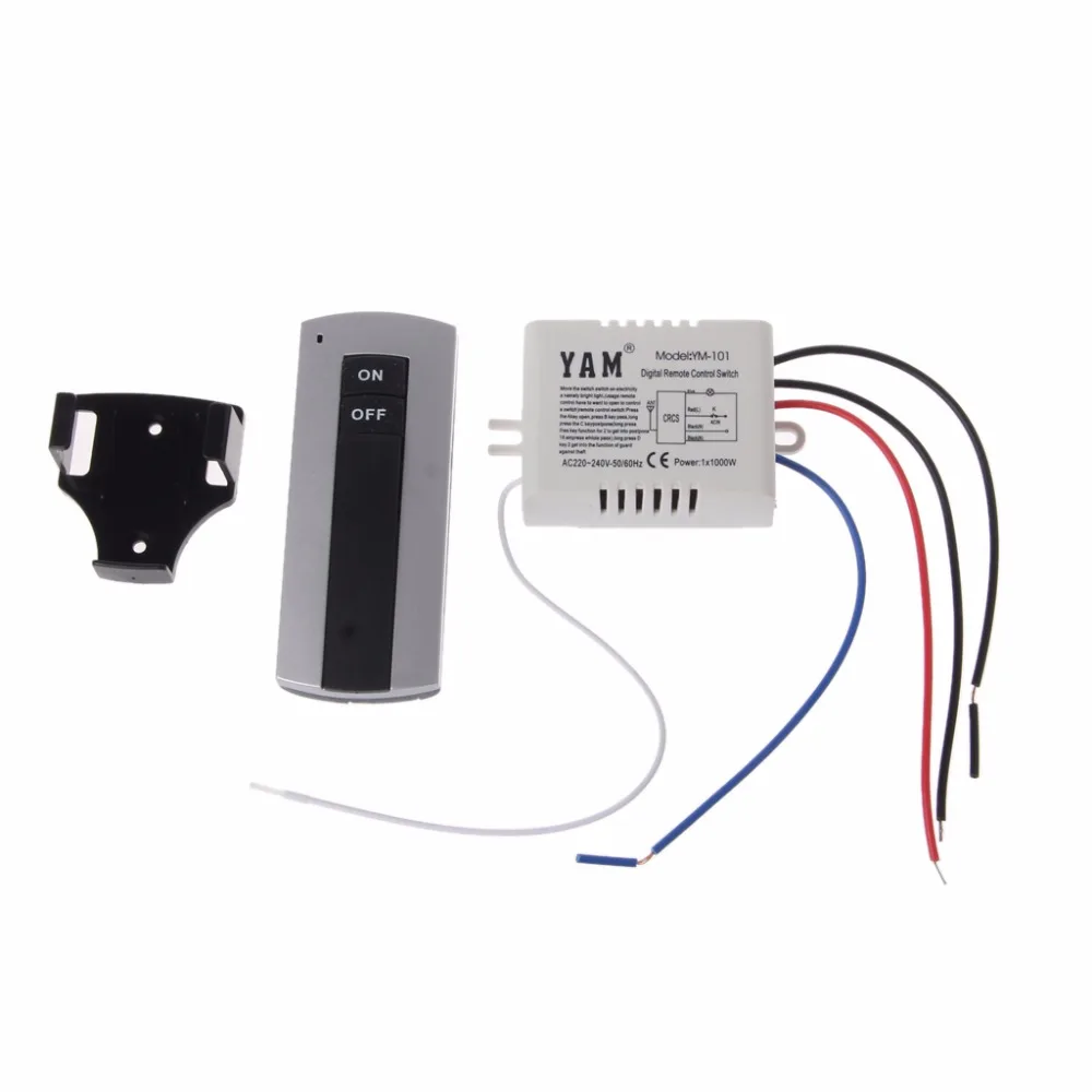 

Wireless 1 Channel ON/OFF Lamp Remote Control Switch Receiver Transmitter