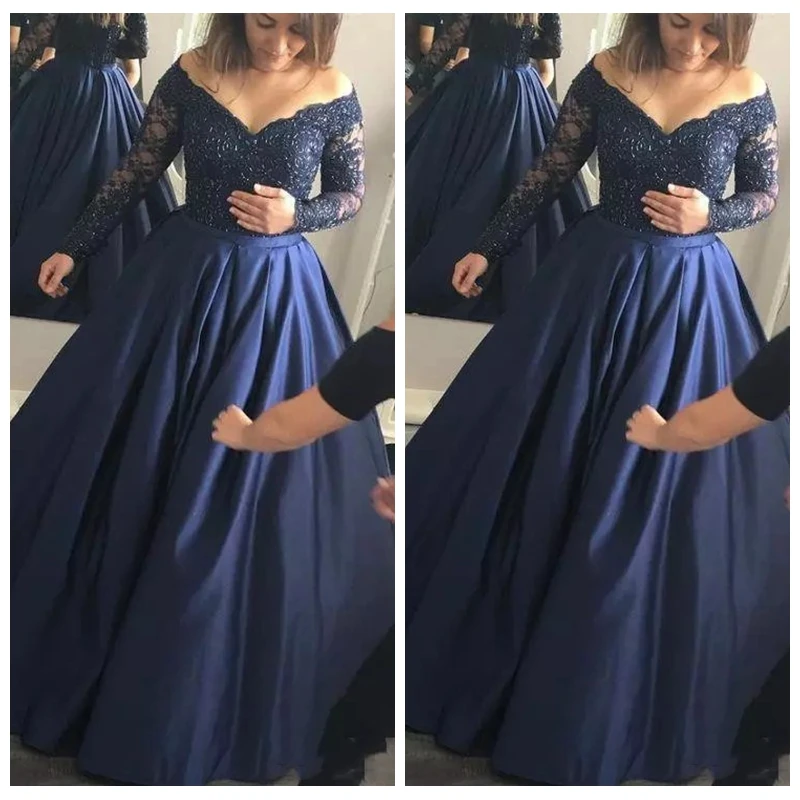 navy blue formal top