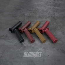 OLDBONES 1 пара Кафе Racer рыбные весы 22 мм рукоятки ручки Резиновый рукав для Ретро винтажный мотоцикл 4 цвета
