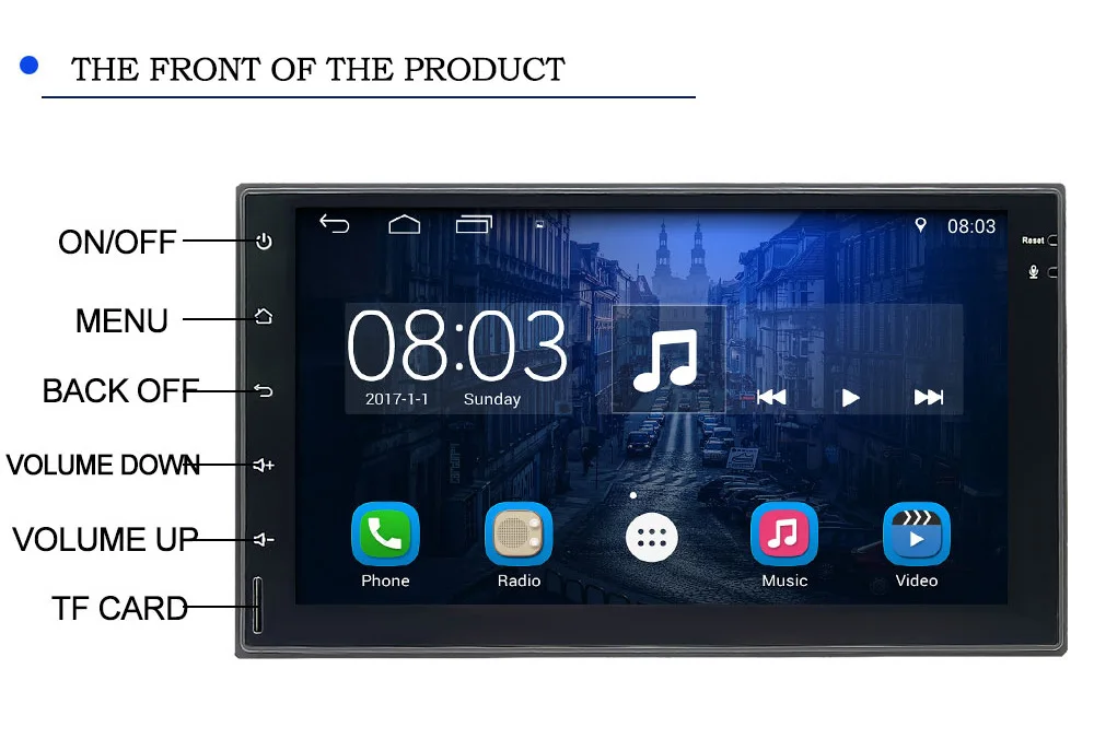 Top 2 Din Car Radio GPS Navigation Android 6.0 Car Audio Player Touch Screen Quad Core Car radio USB Bluetooth Player Autoradio 2 Top 2 Din Car Radio GPS Navigation Android 6.0 Car Audio Player Touch Screen Quad Core Car radio USB Bluetooth Player Autoradio 2