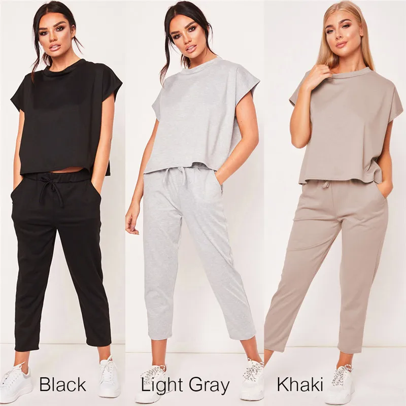 ladies khaki tracksuit