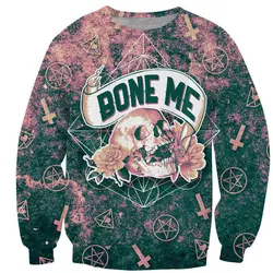 PLstar Cosmos 2019 Модные женские/мужские толстовки с длинными рукавами Bone Me Crewneck 3d принтованная Толстовка harajuku повседневные пуловеры