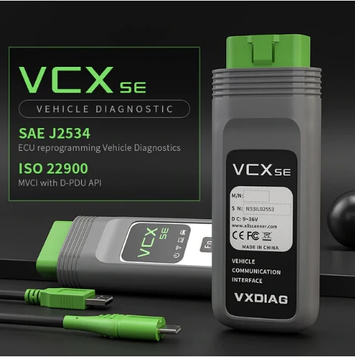 VXDIAG VCX SE для BMW инструмент для диагностики и программирования с программным обеспечением HDD поддержка онлайн кодирования